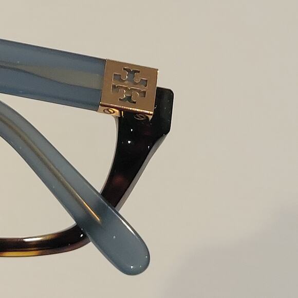 Tory Burch TY2049 1359 Eyeglasses Tortoise Blue Full Rim Frames 51-17-135 - Picture 7 of 13